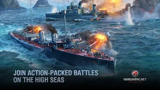 World of Warships Blitz War Artwork